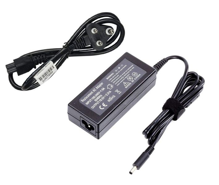 Replacement Laptop Charger 45W Small Pin 4.5x3.0mm Compatible With Dell