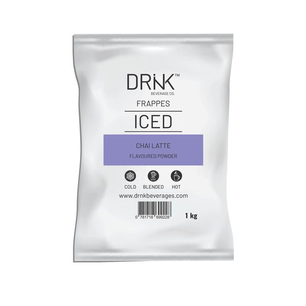 DRNK Chai Latte (1kg) Flavoured Powder - Spiced Cinnamon &amp; Cardamom Blend