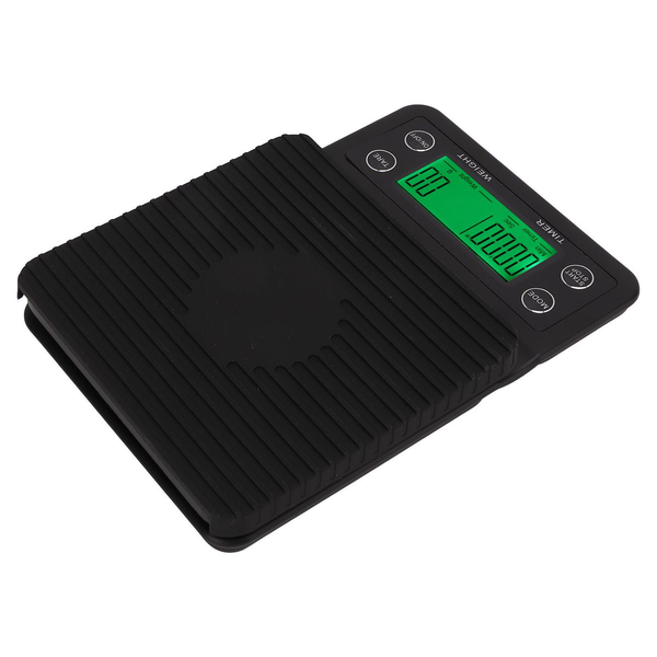 Black Coffee Plastic Digital Kitchen Scale