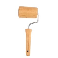 Wooden Rolling Pin with Handle Baking Tools -19cm