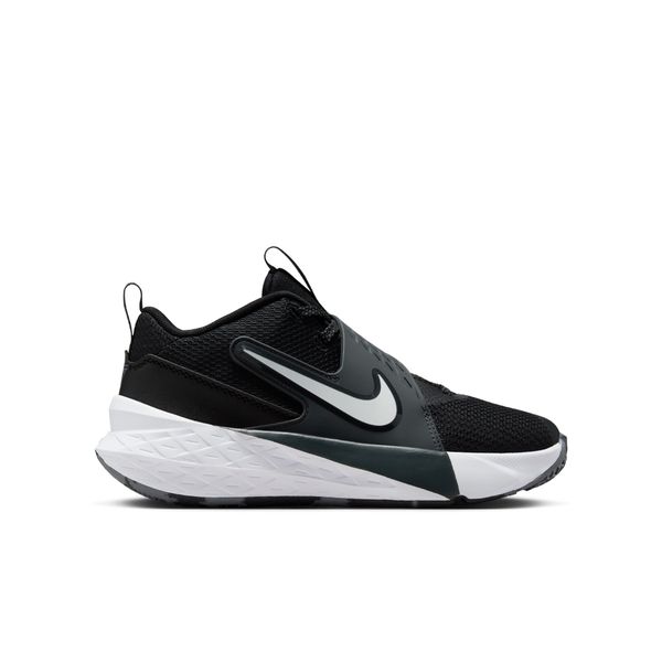 Nike Big Kids' Team Hustle D 11 Basketball Shoes - Black/White/Anthracite