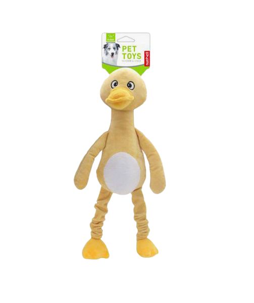 Pet Dog Durable Cuddle and Squeaker Stuffed Plush Big Ducky Pets Toy