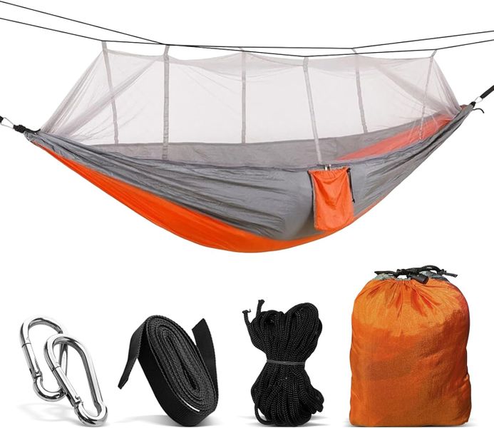 Portable Camping Hammock with Mosquito Net