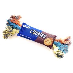 Rope Knot Squeaky Pet Toy - Blue Cookie
