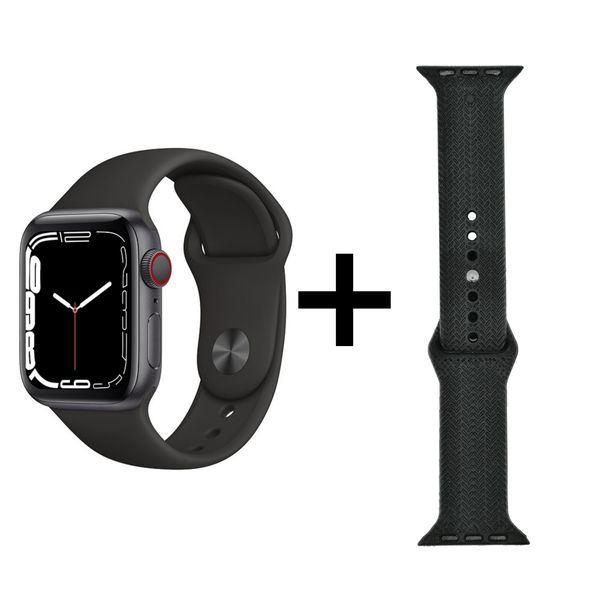 Smart Watch 8 Fitness Tracker - Black Combo