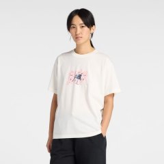 New Balance Women's Sport Runners Short Sleeve Tee - White