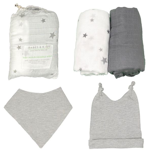 Baby Muslin and Clothing Set