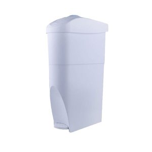 Pedal Sanitary She Bin - 18 Litre - White
