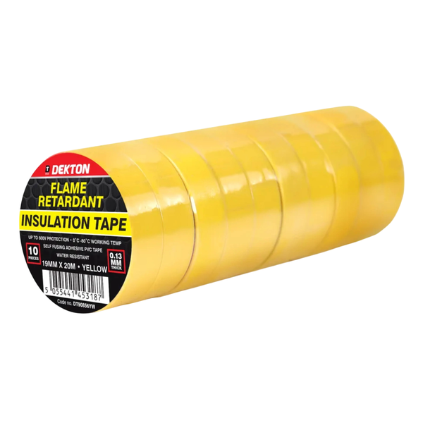 Dekton 10 Piece Insulated Tape - Yellow