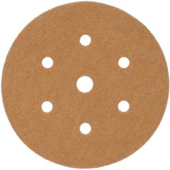 Wow Tools Gold 150mm Velcro Sanding Discs - 240 Grit Pack Of 5