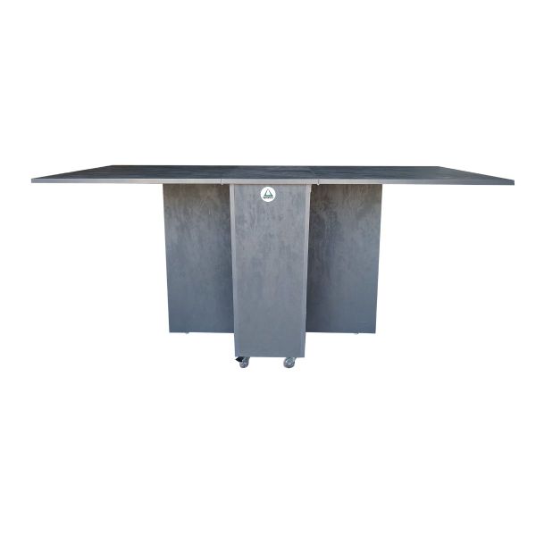 Folding 4 in 1 Console Desk Table on Wheels - Ltd Edition Graphite