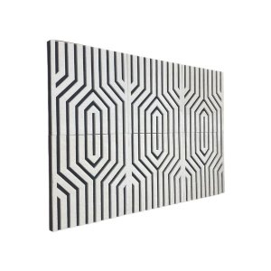 Hush Echo - Curve Y Acoustic Foam Polyester Fiber Panels - 6 Pack