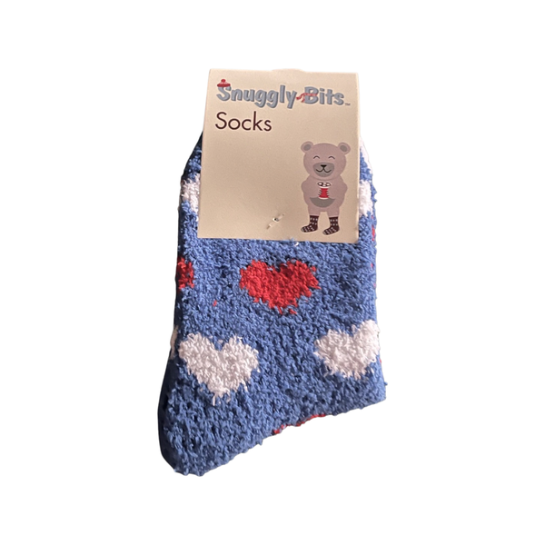 Snuggly Bits Socks Blue