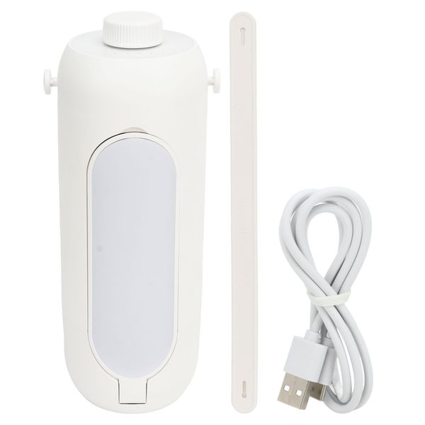Collapsible Hanging Camping Lantern Power Bank White
