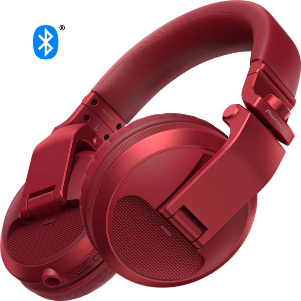 Pioneer DJ HDJ-X5BT RED Bluetooth DJ Headphones