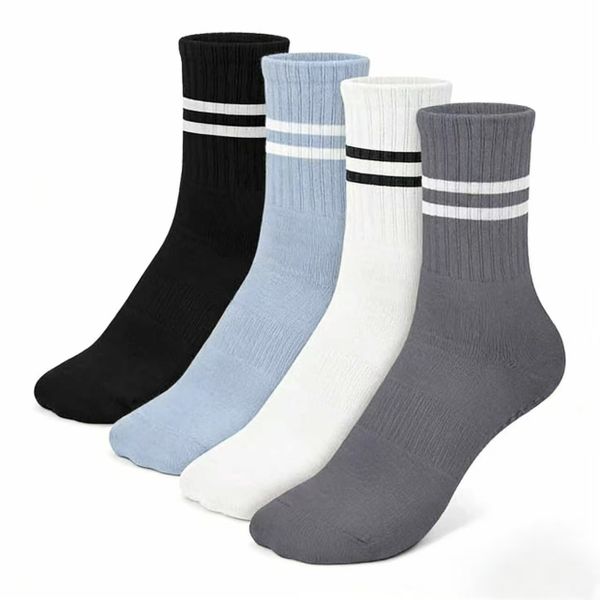 4 Pairs Pilates Socks Yoga Socks with Grips for Women Non-Slip Grip Socks