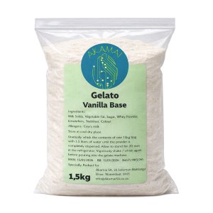 Gelato Powder Premix - Vanilla Base - 1,5kg makes 5L
