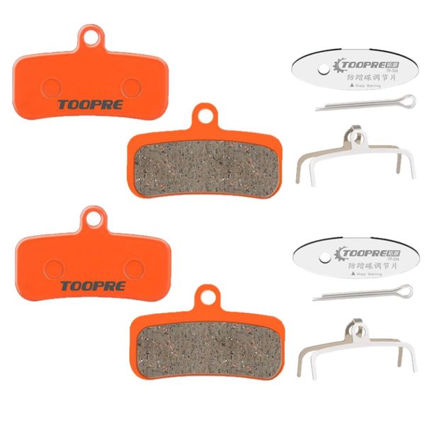 Toopre Twin Pack Orange Ceramic Bicycle Disc Brake Pads TP-01E