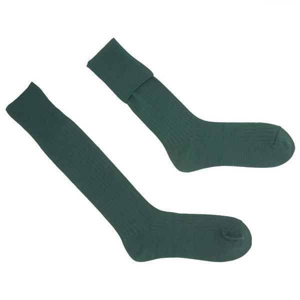 Schoolwear Specialist Long School Socks - Bottle Green (Size: 4-7)