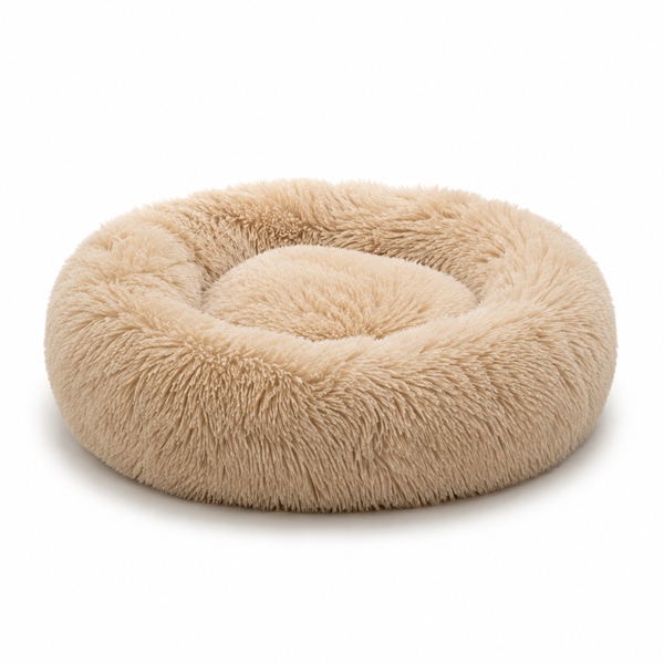 40cm -Premium Plush Calming Cuddle Donut Bed for Cats &amp; Dogs /Soft