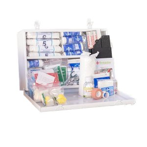 Regulation 7 First Aid Kit in White Metal Box