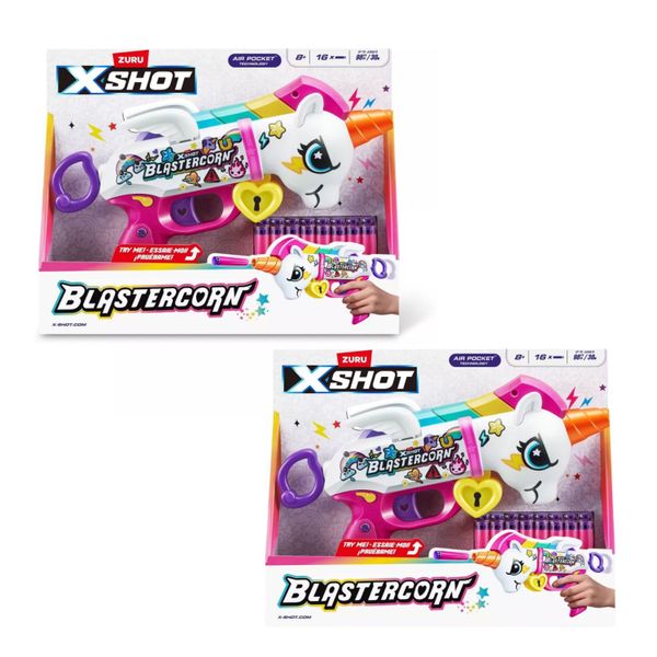 X-Shot Blastercorn Heartbreaker Blaster Combo - Set of 2