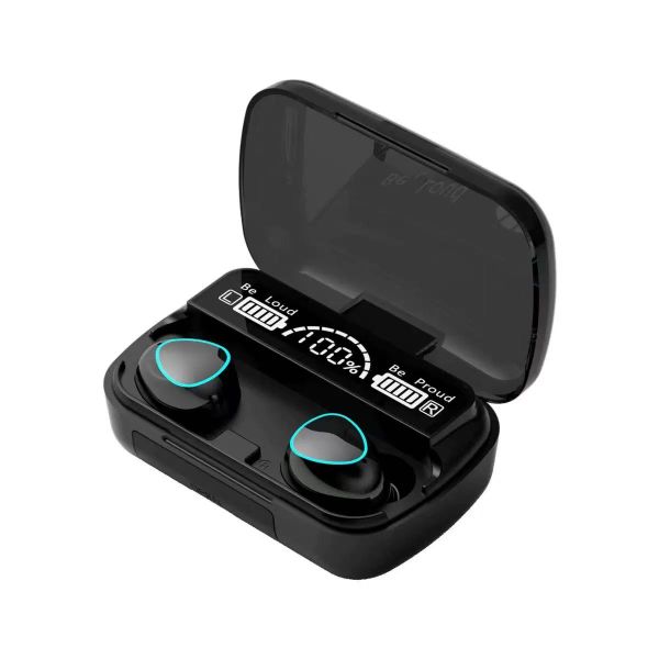2-in-1 Wireless Earbuds &amp; Power Bank - 2000mAh Charges Phone LED Case