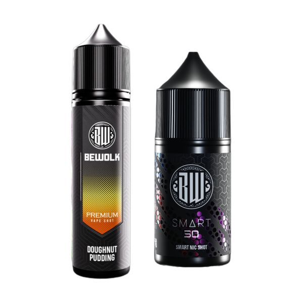 Bewolk SMART Shot 50MG - Doughnut Pudding (60ml Combo)