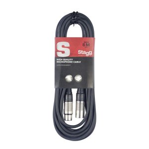 Stagg 6m XLR to XLR Plug Microphone Cable