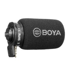 DW BOYA BY-A7H 3.5mm Plug-in Condenser Microphone for Smart Devices