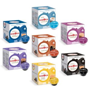 Gimoka Full Range Variety - 112 Dolce Gusto compatible coffee capsules
