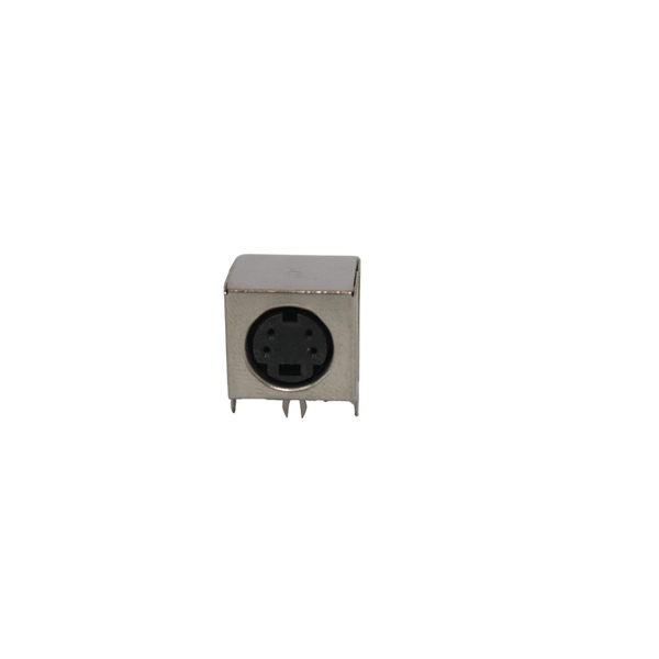 BMS41 4-Way PCB Mount DIN Socket with Metal Shell