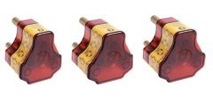 16A High Surge Protection 3-Pin Plug Top for Electrical Devices-3 In A Pack
