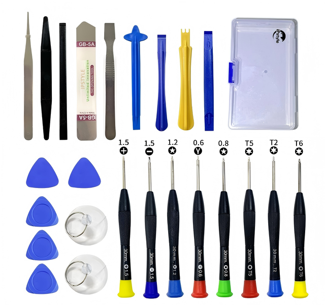 IPSTYLE 25 Piece Cellphone Tablet Repair Tool Kit Precision Screwdriver Set