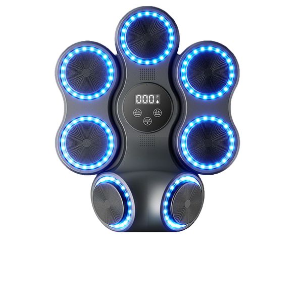 Boxing trainer featuring boxing gloves, Bluetooth music functionality
