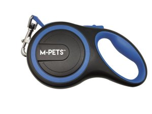 M-Pets Liberty Retractable Dog Leash - Medium (Blue)
