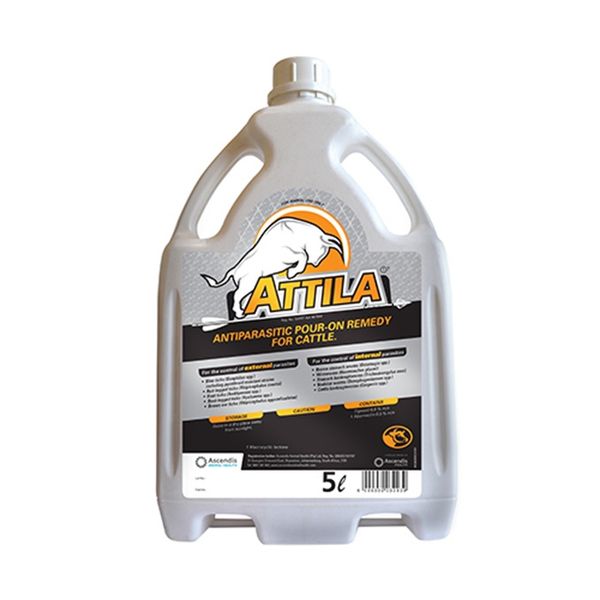Ascendis - Attila 5Litres Broad-Spectrum Livestock Dip &amp; Spray Concentrate