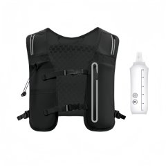 Reflective Running Vest with 500ML Hydration Bladder