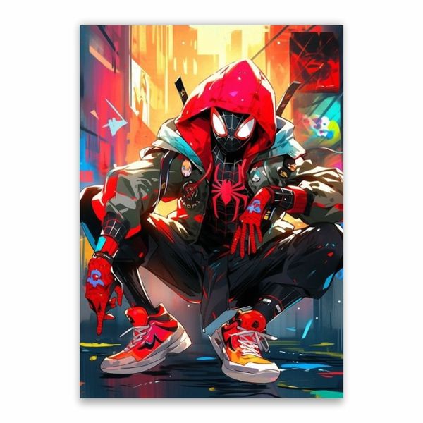 Miles Morales Spider-Man Outfit Poster - A1