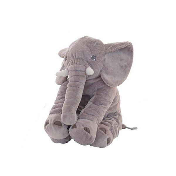 Elephant Pillow - Light Grey (Size: XL)