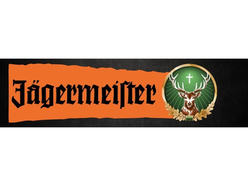 Water Proof Orange Jagermeister Bar Mat/Runner