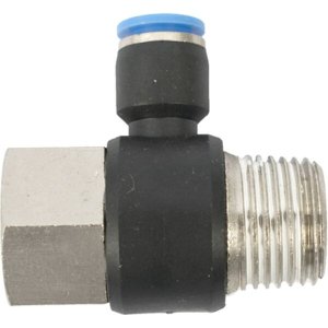 Aircraft Pu Hose Fitting Tee 8mm x 1/2"F x 1/2"M