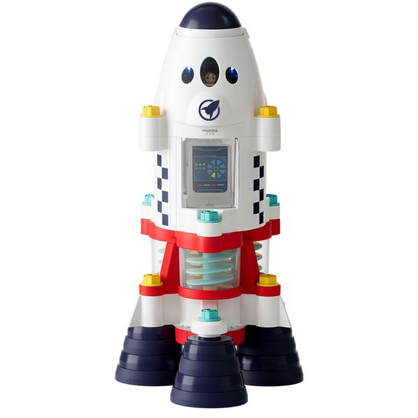 Rocket Outer Space Toys, Kids' Spaceship Play Set with Space Shuttle