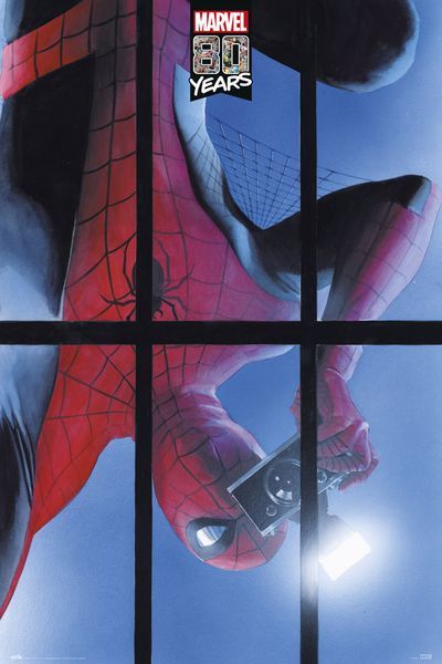 Spider-man - Marvel 80 Years Poster