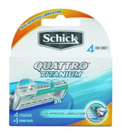 Schick - 4 Piece Quattro Titanium Blades