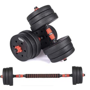 Gym Craft Adjustable Barbell &amp; Dumbbells Weight Set