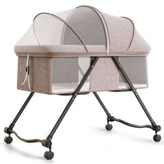 Portable Baby Bassinet with Multifunction and Easy Storage