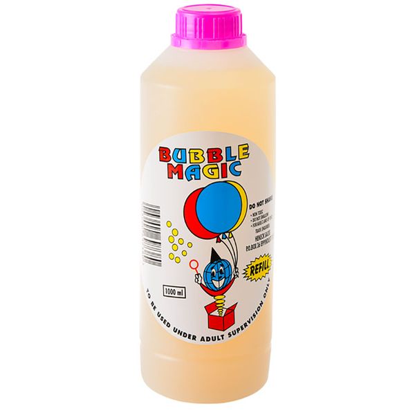 Bulk Pack 4 x Bubble Refill Magic 1 Litre (1000ml)