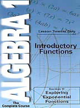Algebra 1:Introductory Functions - (Region 1 Import DVD)