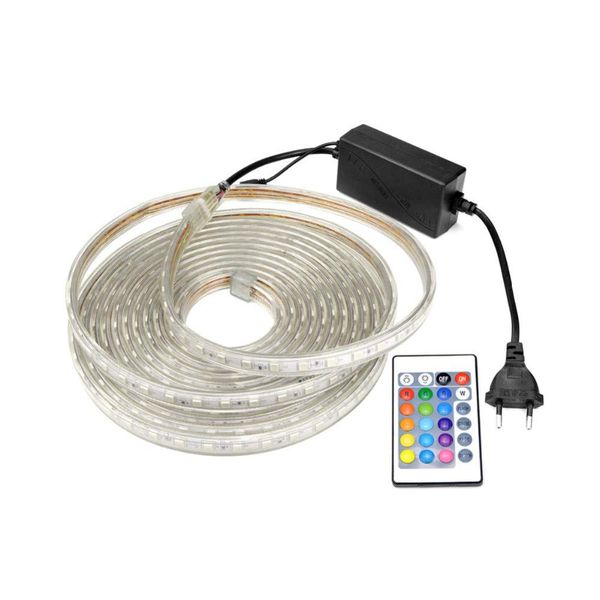 JNC-RGB LED Strip Light 220v 20M + Remote Control
